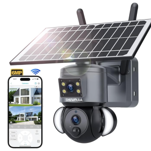 Caméra Solaire 4G AI à Double Objectif (Modèle : WIFI B – 4G/WIFI)