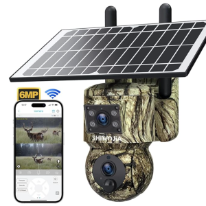Caméra Solaire WiFi AI à Double Objectif (Modèle : WIFI B – Objectif fixe)